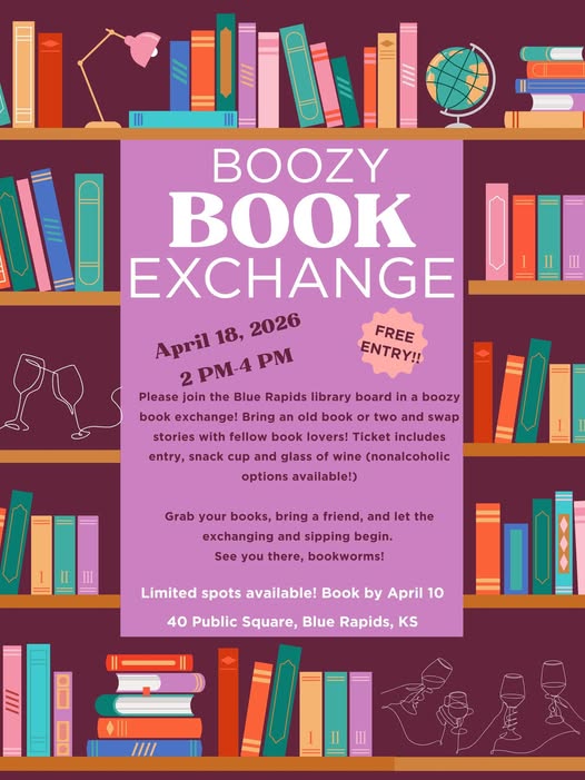 Boozy Book Exchange April 18th